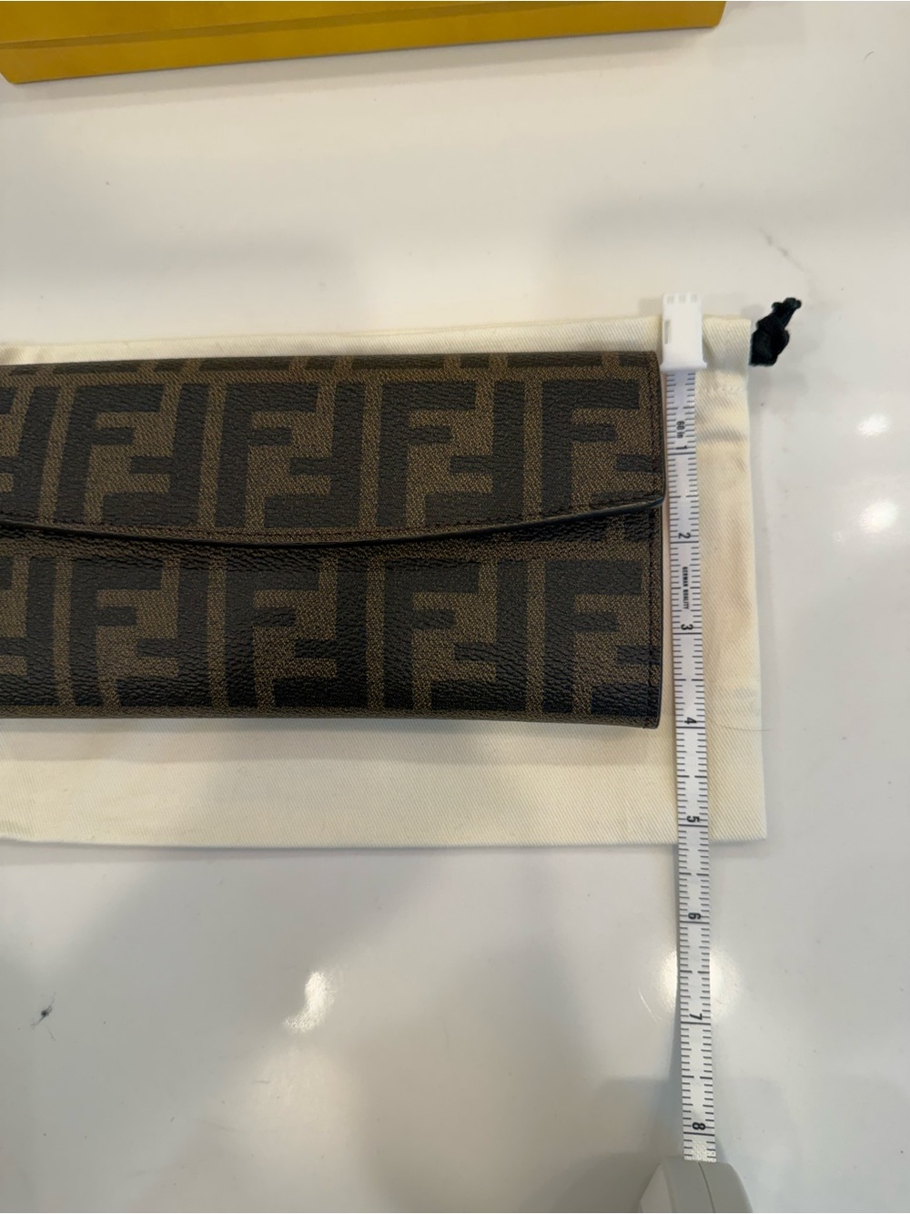 Fendi Simply Wallet- FF Zucca Canvas & Pink Leather Interior - Picture 4 of 11